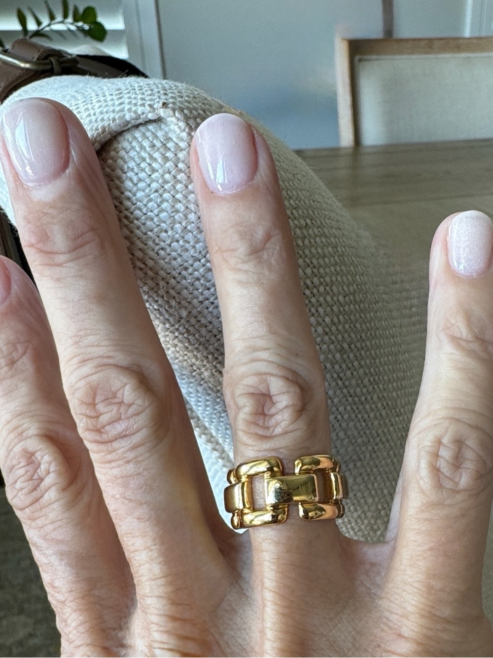 Trina Turk Link Ring size 7 - Picture 3 of 3